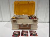 Yellow Plano Tackle Systems Tackle Box With Contents 