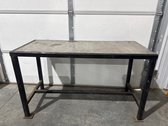 Solid Metal Table 