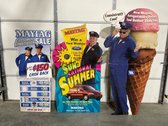 Maytag Man Cardboard Figures 