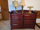 Dresser And Lamps 