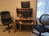 Office Desk, Rolling Chairs, And More 