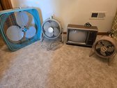 Vintage Fans And TV