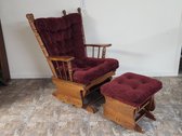 Oak Glider Rocker 