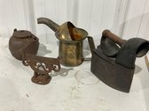 Cast Iron Kettle And Iron 