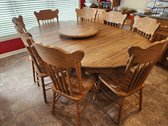 Oak Dining Room Table With Chairs 