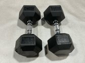 35 Lb. Rubber Hex Dumbbells