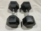 40 Lb. Rubber Hex Dumbbells