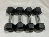 7.5 Lb. Rubber Hex Dumbbells