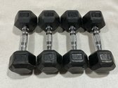 10 Lb. Rubber Hex Dumbbells