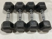 10 Lb. Rubber Hex Dumbbells