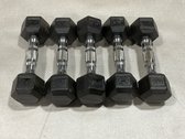 5 Lb. Rubber Hex Dumbbells