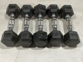 5 Lb. Rubber Hex Dumbbells