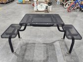 Metal Mesh Picnic Table 