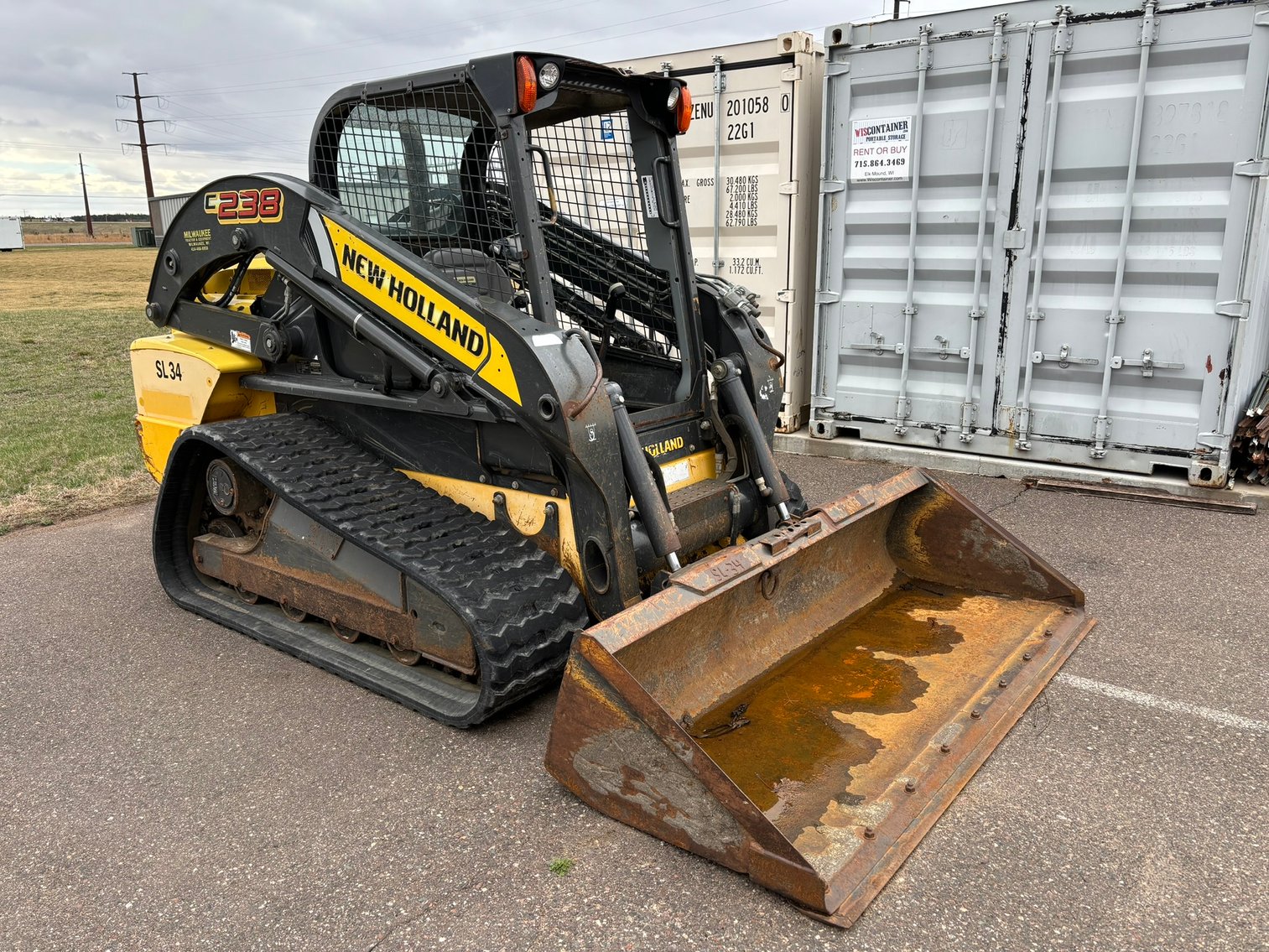 2013 New Holland C238 Skid Loader