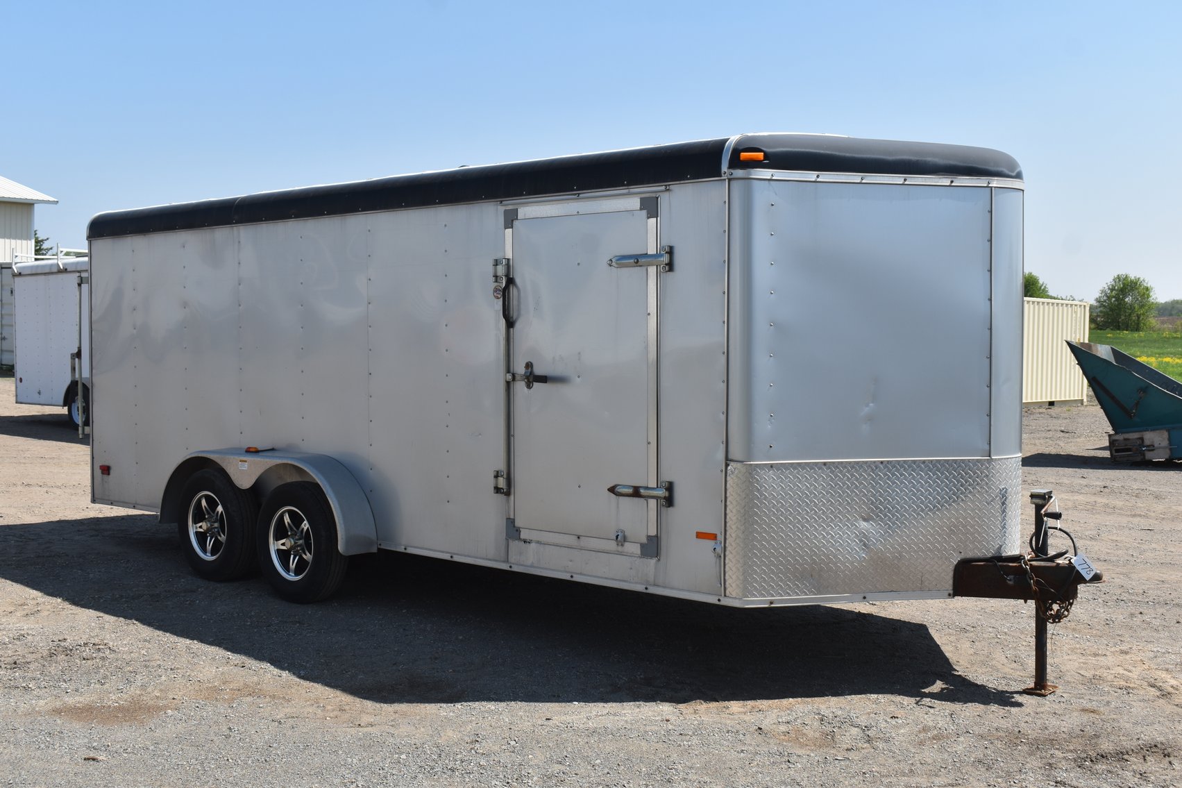 (2) Enclosed Trailers, Art Work & Household