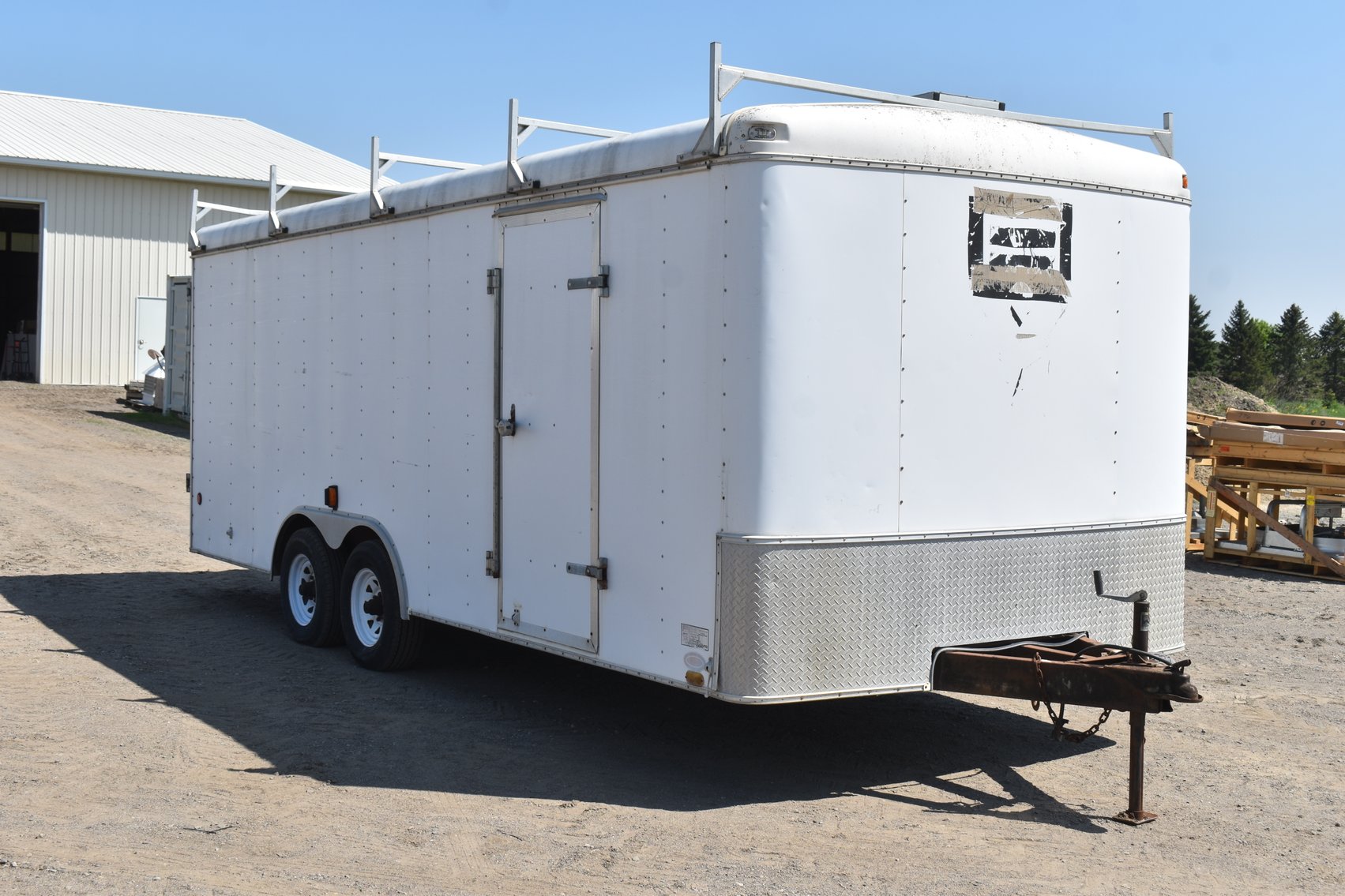 (2) Enclosed Trailers, Art Work & Household 