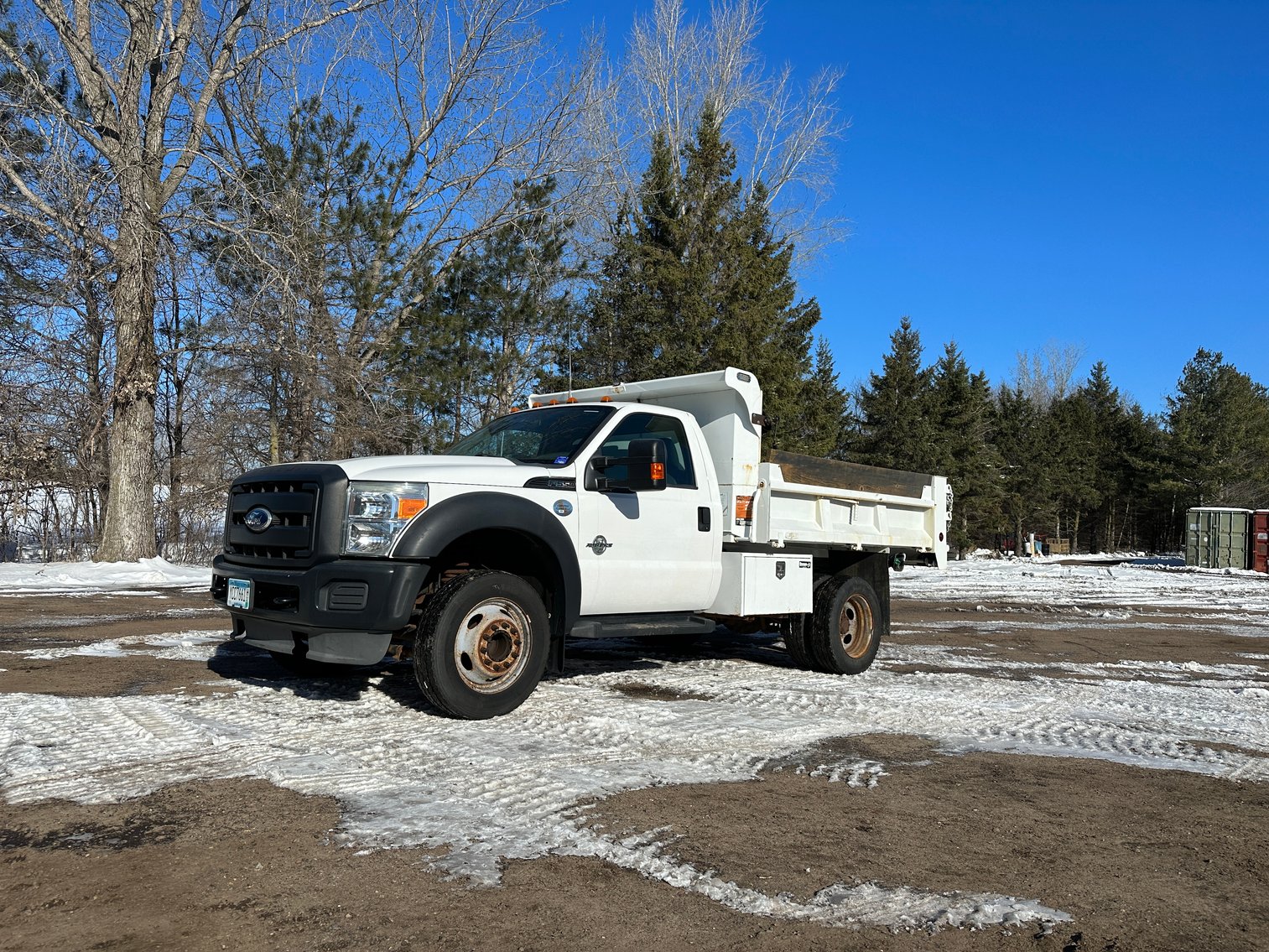 (4) Trucks: Pickups, Plow, Dump Truck & Transit Van