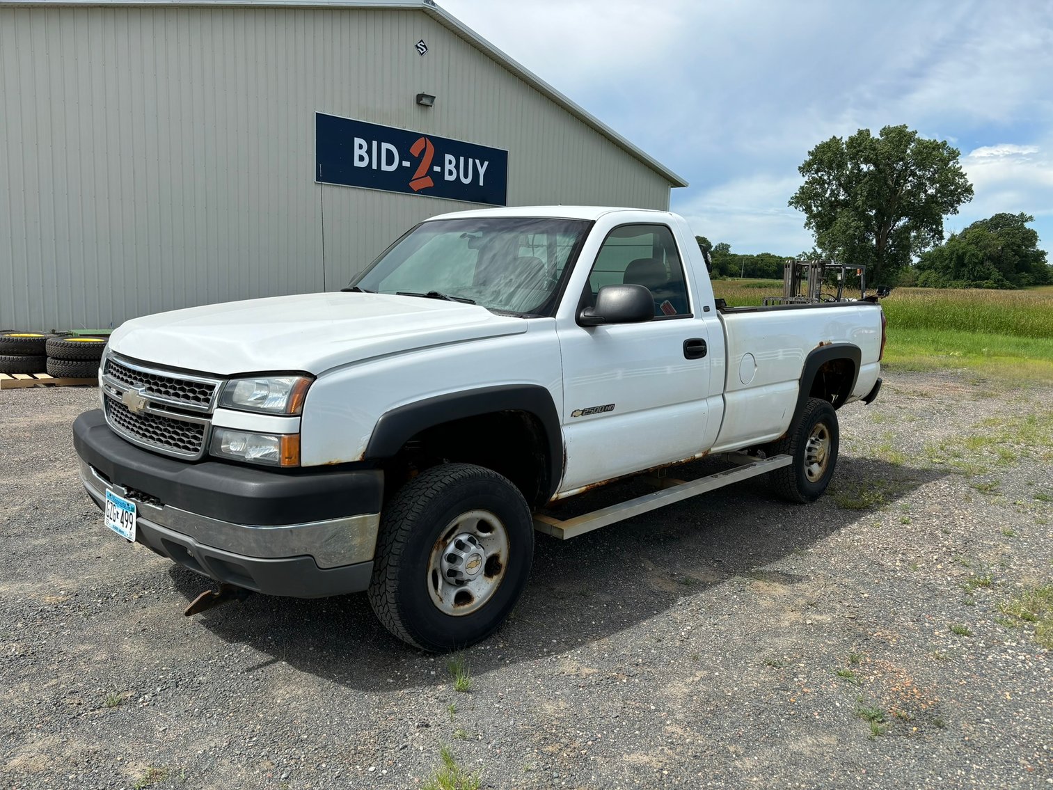 (4) Trucks: Pickups, Plow, Dump Truck & Transit Van