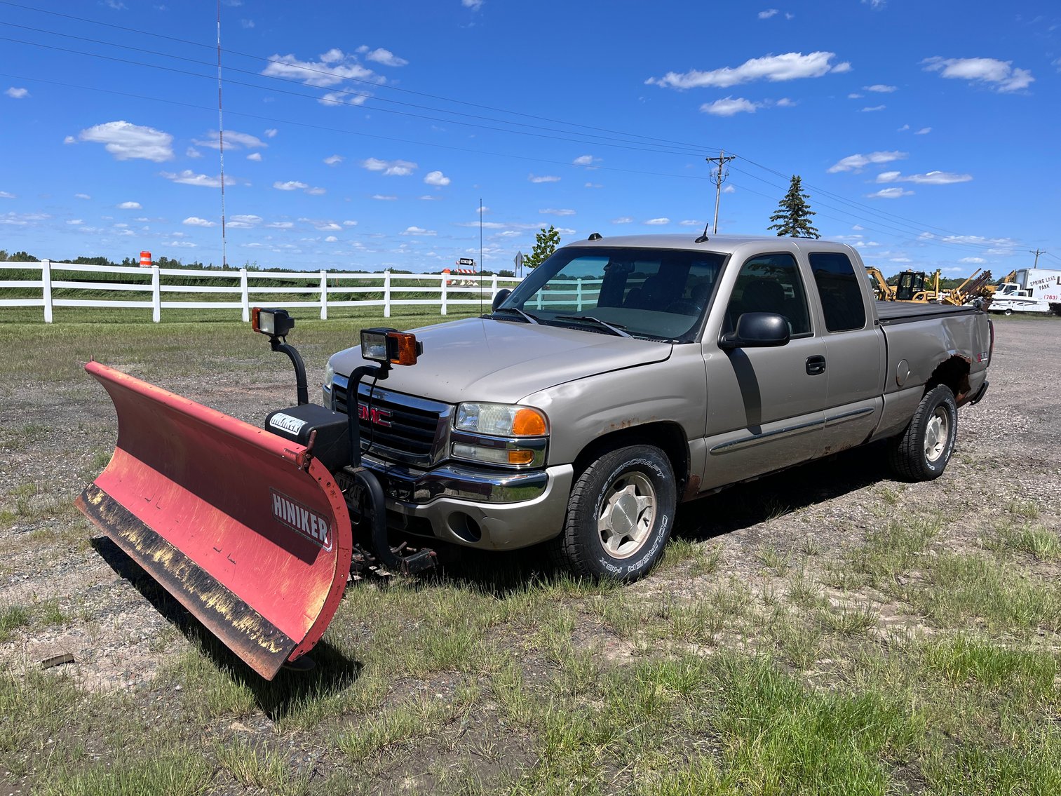 (4) Trucks: Pickups, Plow, Dump Truck & Transit Van