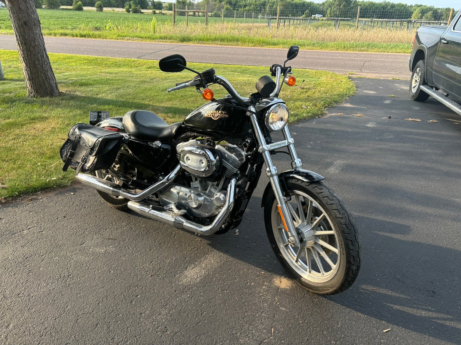 2006 Harley Davidson Wide Glide & 2009 Harley Davidson Sportster 883 Motorcycle