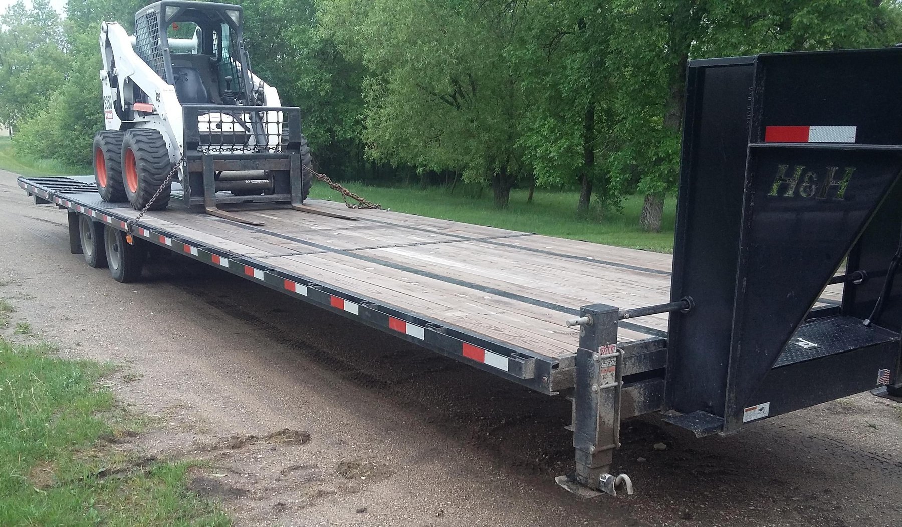 Airplane - Farm Equipment - (5) Semi Trucks