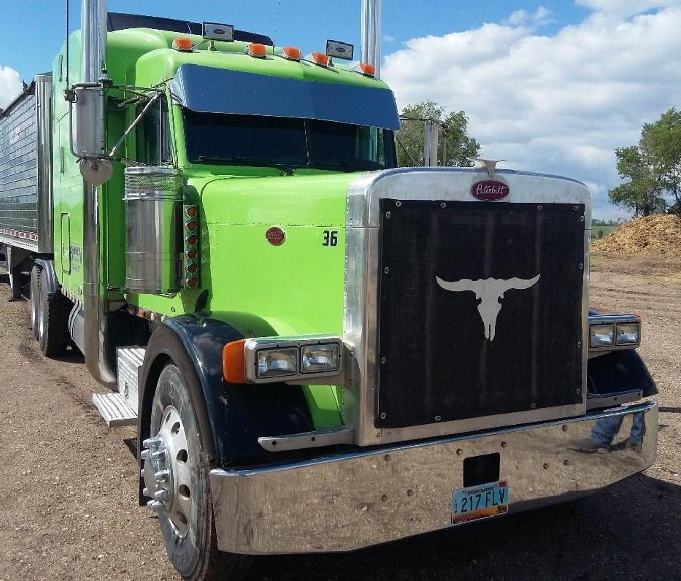 Airplane - Farm Equipment - (5) Semi Trucks