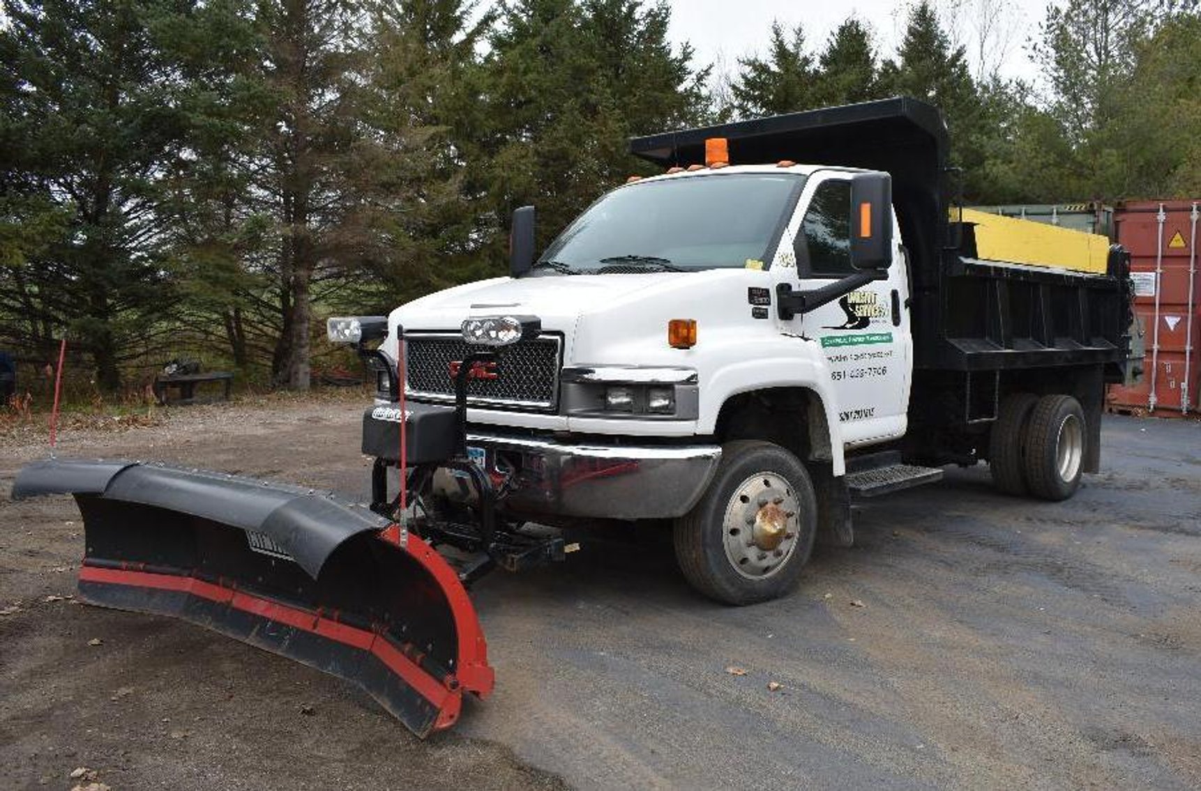 2004 GMC C5500 Plow Truck - 2005 Chevy 3500 Plow Truck