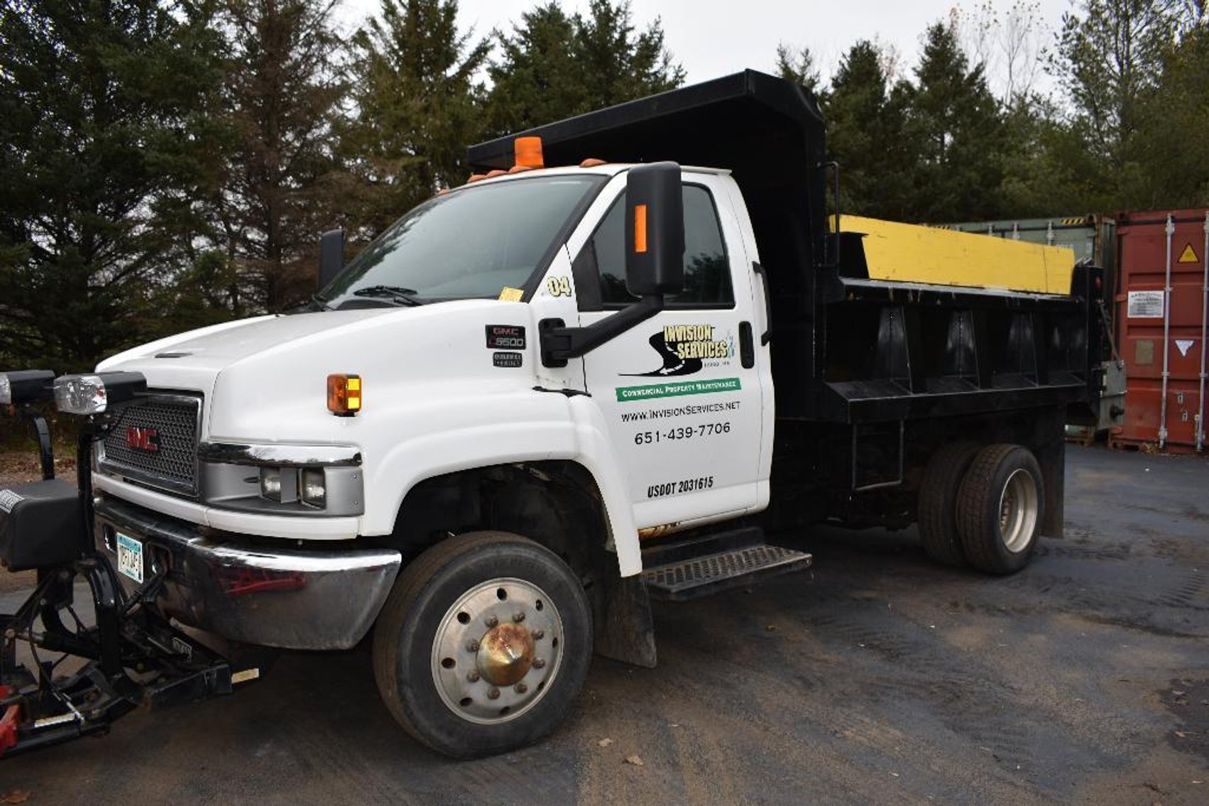 2004 GMC C5500 Plow Truck - 2005 Chevy 3500 Plow Truck