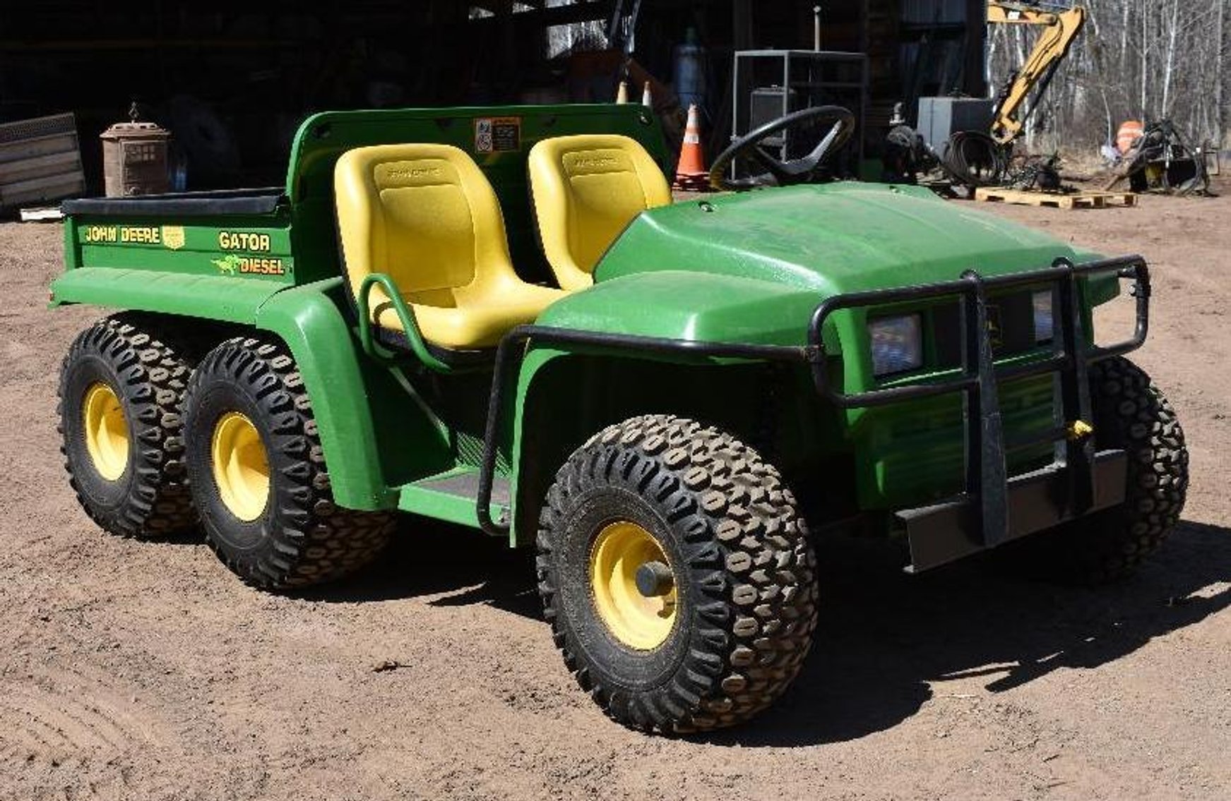 Excavating, Gravel Pit, AG Equipment: Volvo Off Road Dump Truck, Ford Dump Truck, Powerscreen, Cat 950 Loader