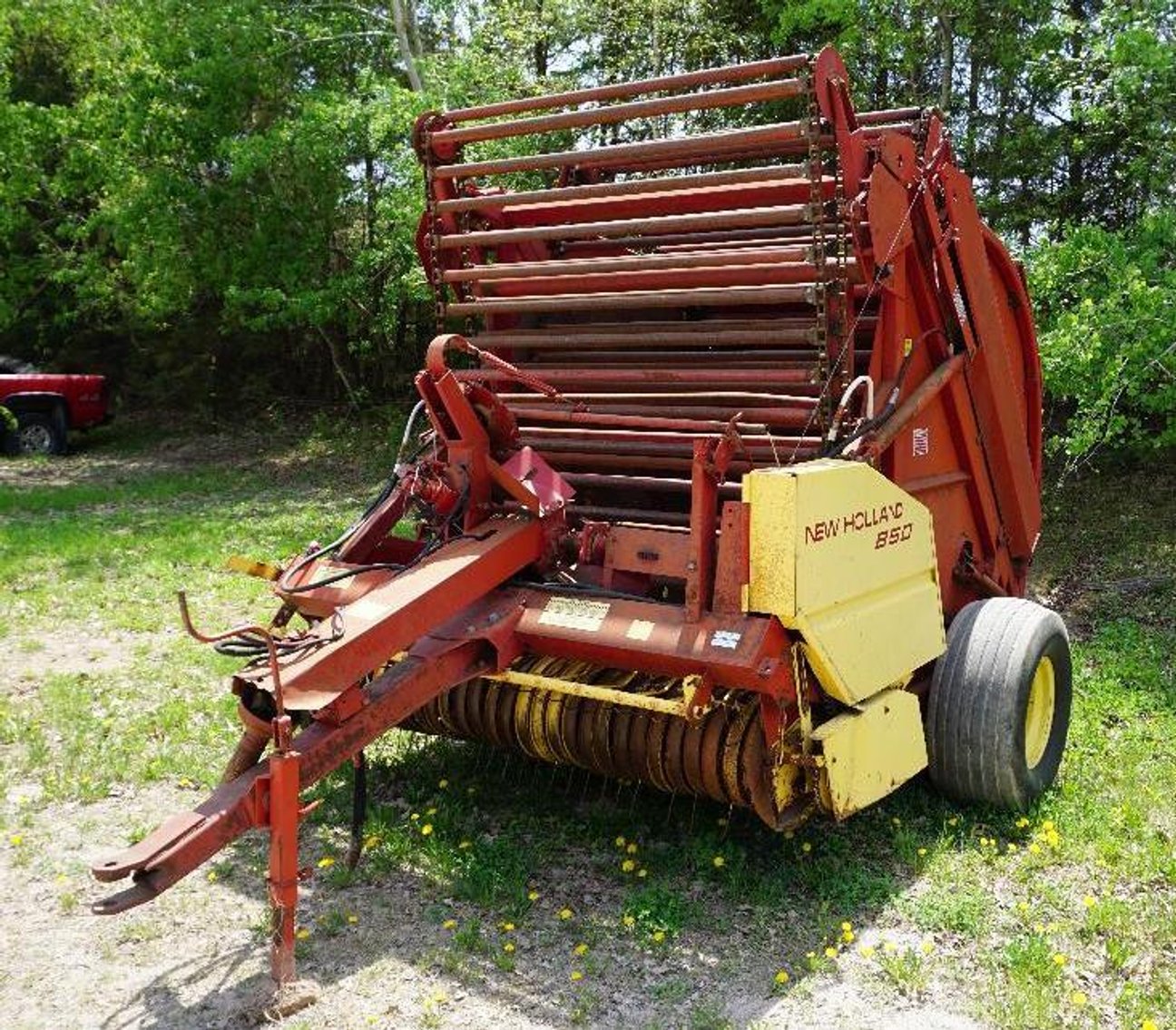 New Holland 850 Round Baler & Gehl 2170 Haybine