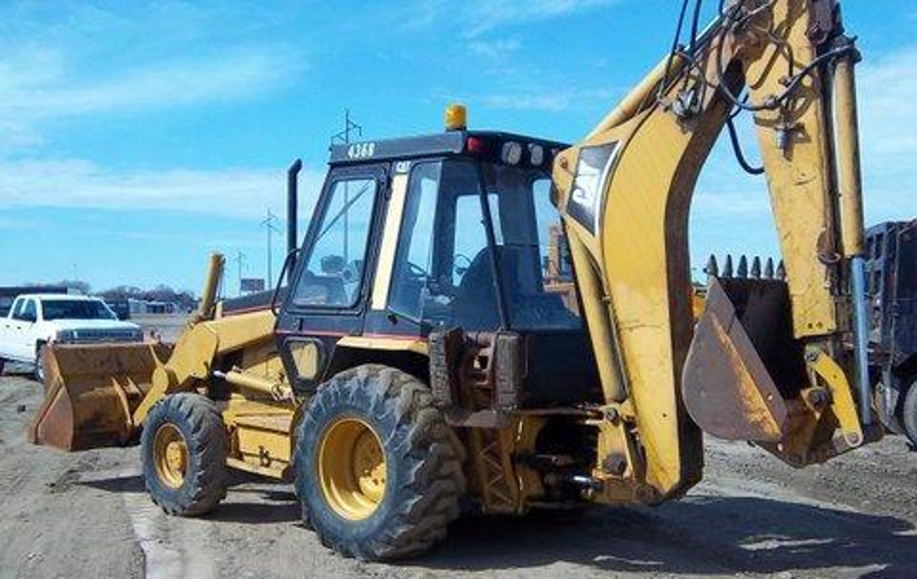 (2) Payloaders, Excavator, Backhoe, New Double Wide Cabin/Office/Home