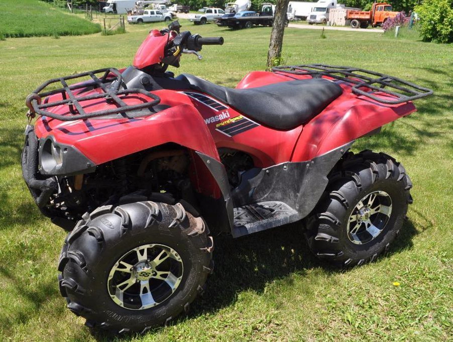 Ticket Booth - 2002 Chevy 2500HD Plow Truck - Kawasaki 4-Wheeler - Snowmobile Trailer