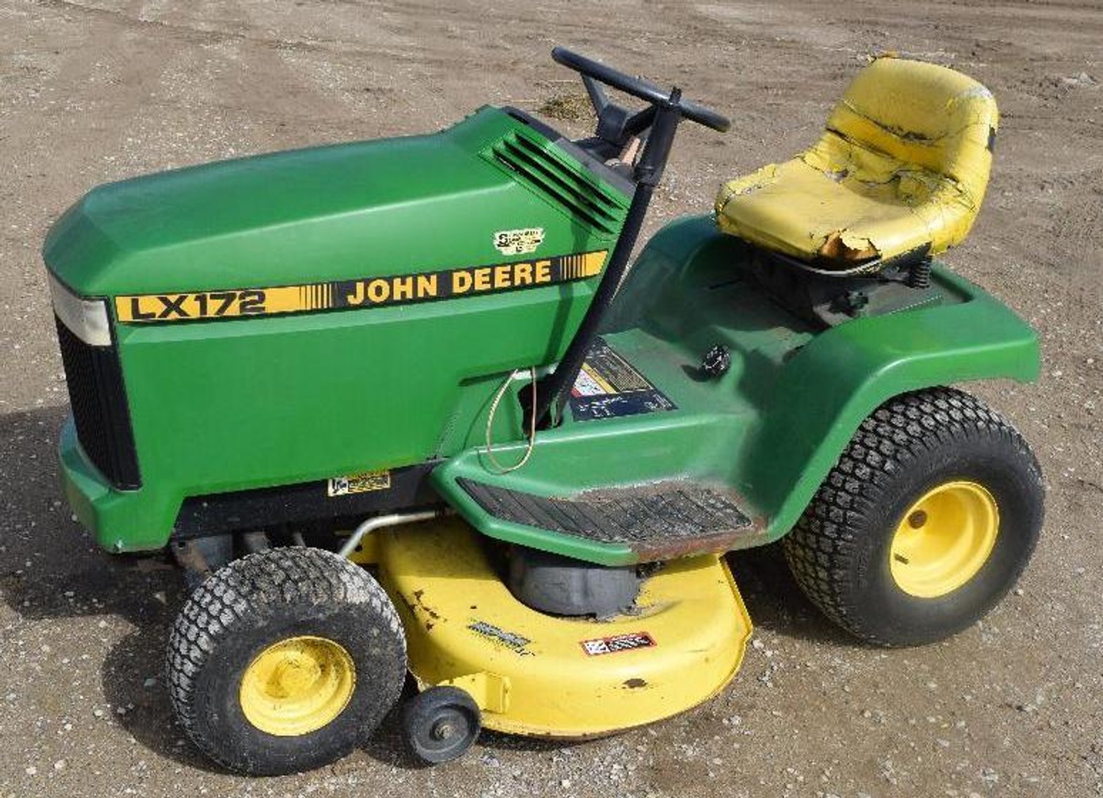 Gehl 2170 Haybine & John Deere LX172 Riding Lawn Mower