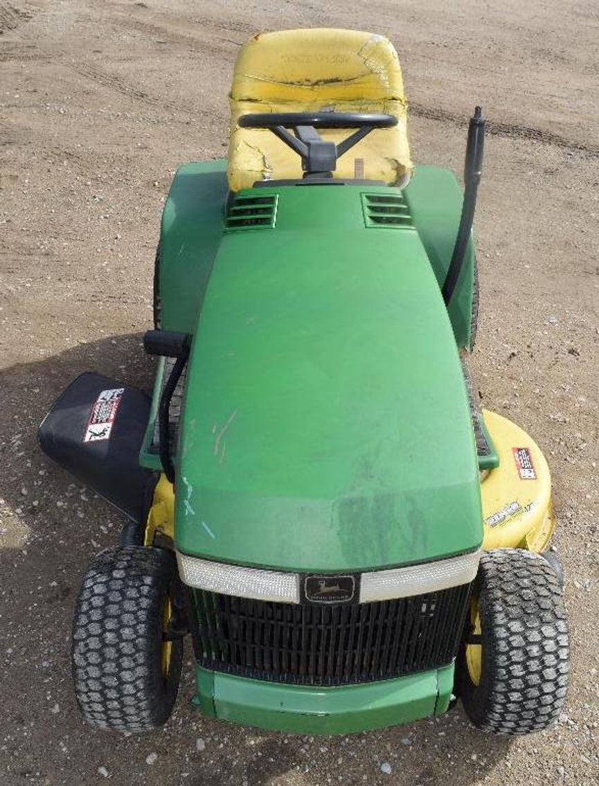 Gehl 2170 Haybine & John Deere LX172 Riding Lawn Mower