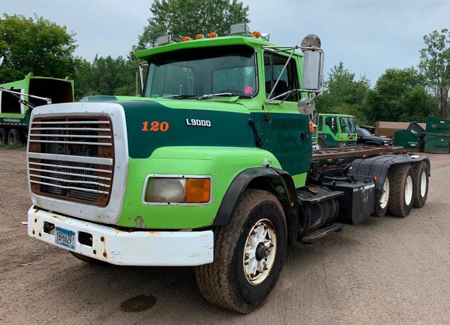 2006 International 4300 Hook Truck, Ford L9000 Cable Truck, GMC Topkick C6500, Cat BA30 Sweeper, Truck Parts & Accessories