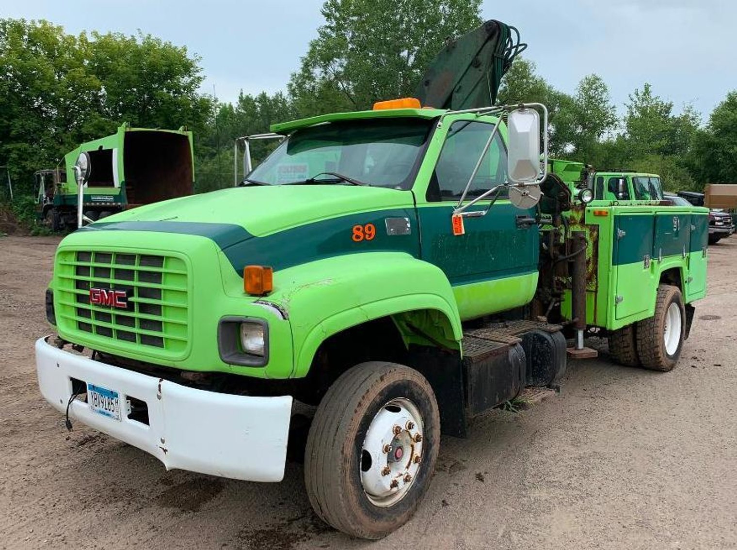 2006 International 4300 Hook Truck, Ford L9000 Cable Truck, GMC Topkick C6500, Cat BA30 Sweeper, Truck Parts & Accessories