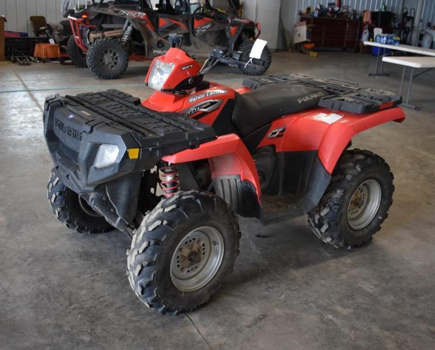 (2) Semis, Polaris Sportsman, Trailers, Generators & Gravity Box