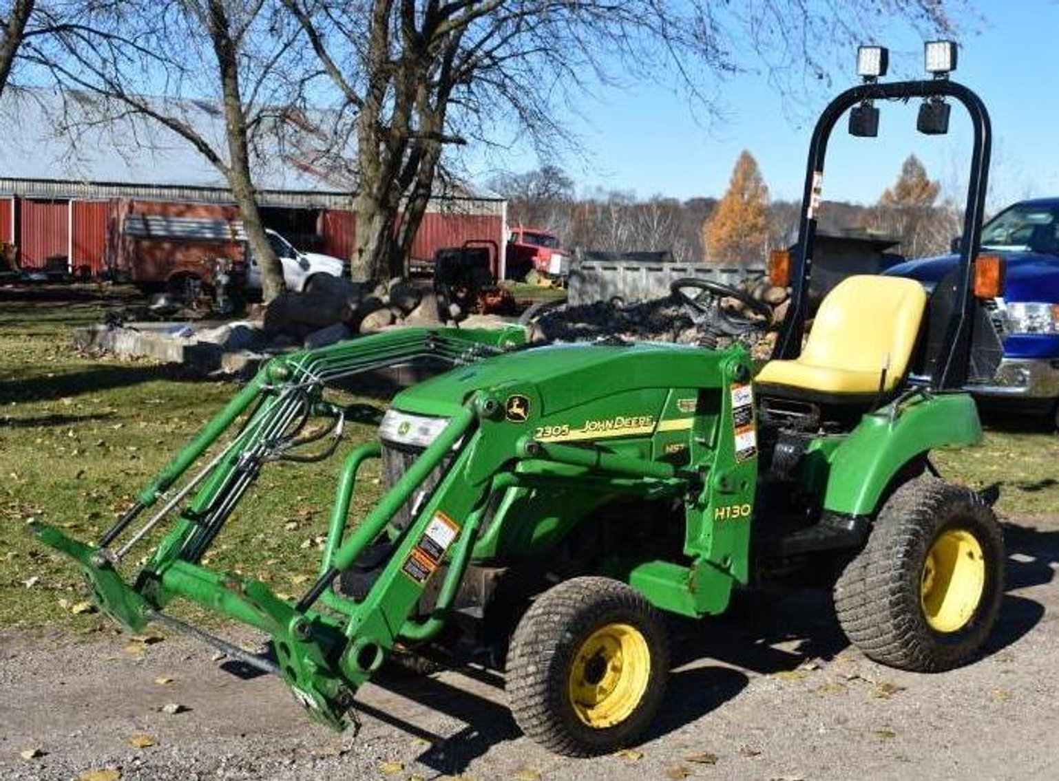 John Deere 2305 With Attachments, Dump Truck, 1998 Cement Truck, & More