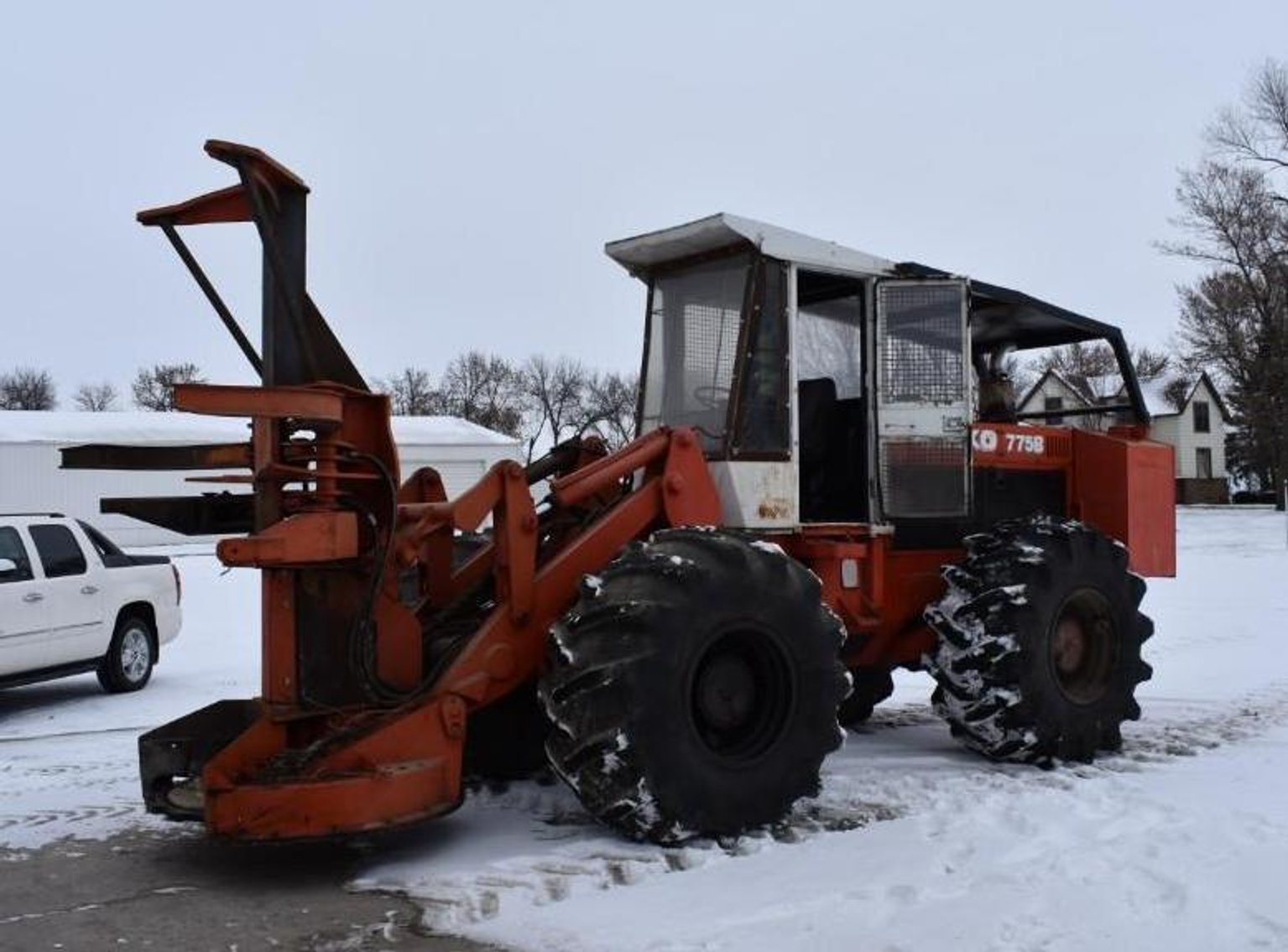 1996 Barko 775B Feller Buncher With Hot Saw Head