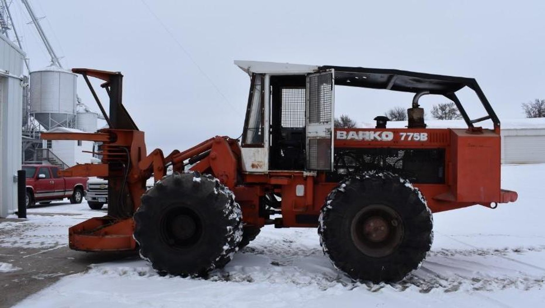 1996 Barko 775B Feller Buncher With Hot Saw Head