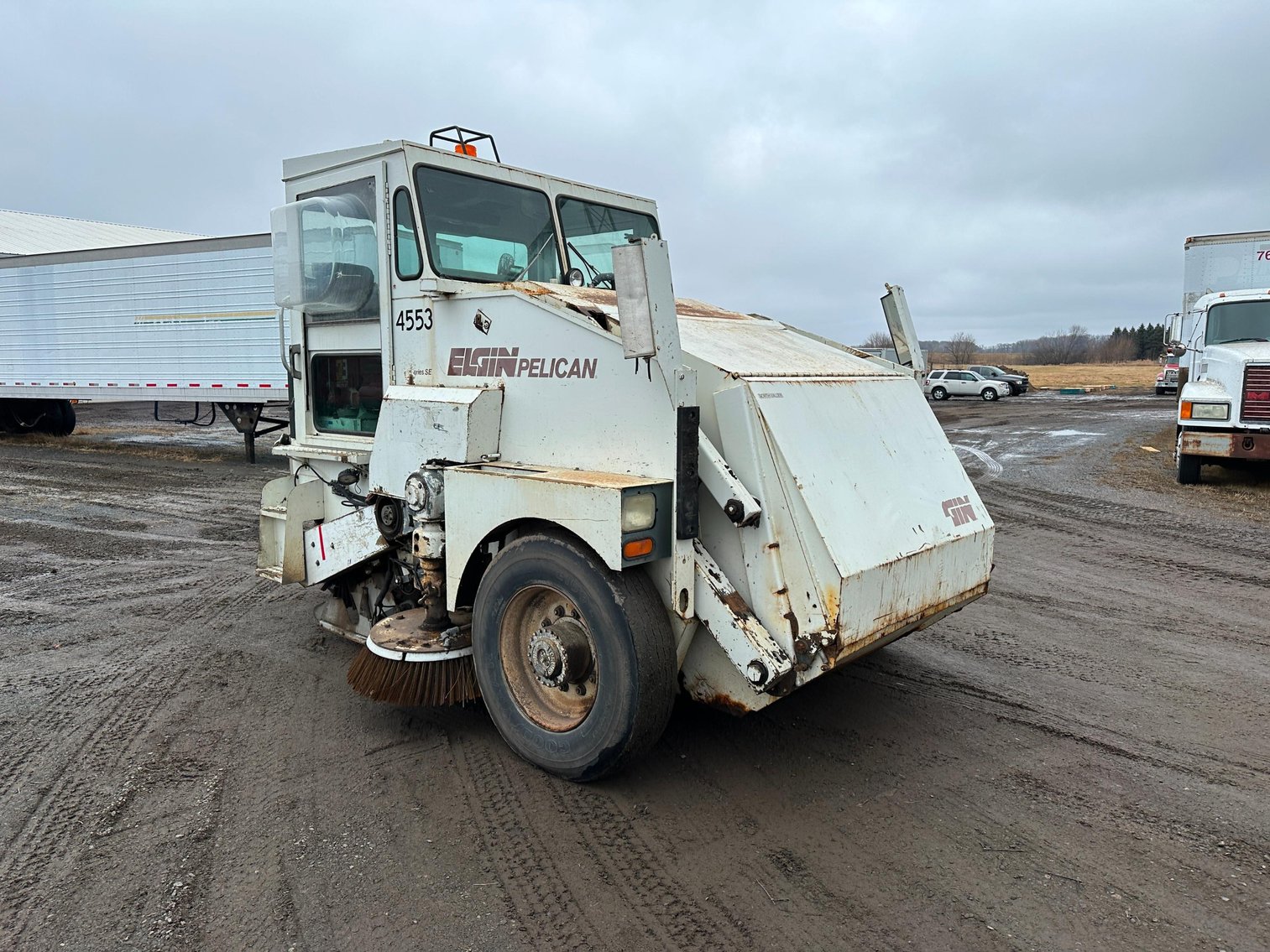 Elgin Pelican Street Sweeper, JLG Man Lift, Skyjack Scissor Lift, & Construction Supplies