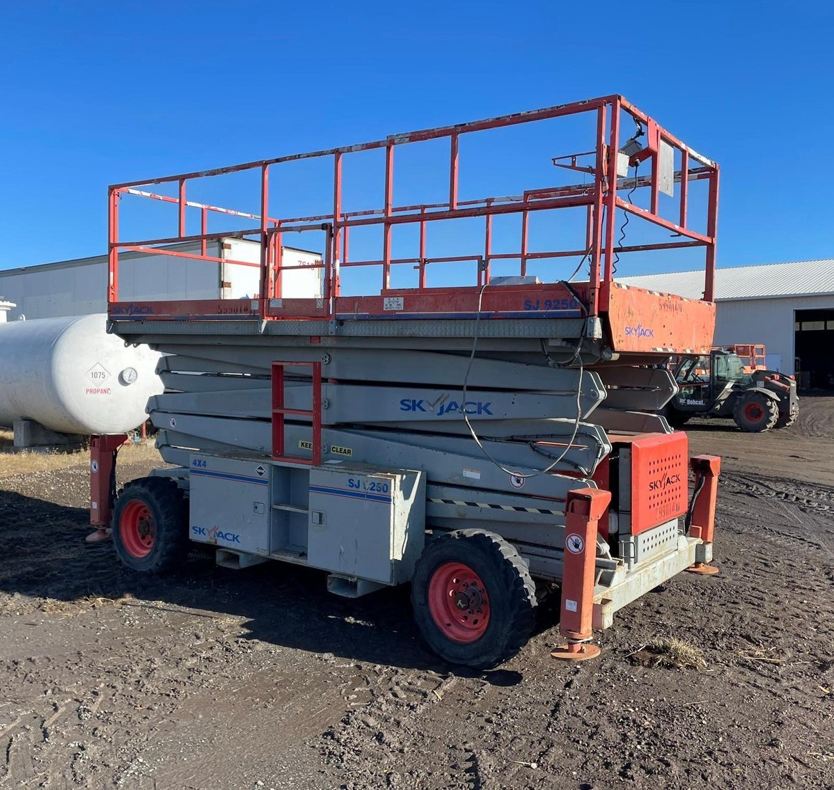 Elgin Pelican Street Sweeper, JLG Man Lift, Skyjack Scissor Lift, & Construction Supplies