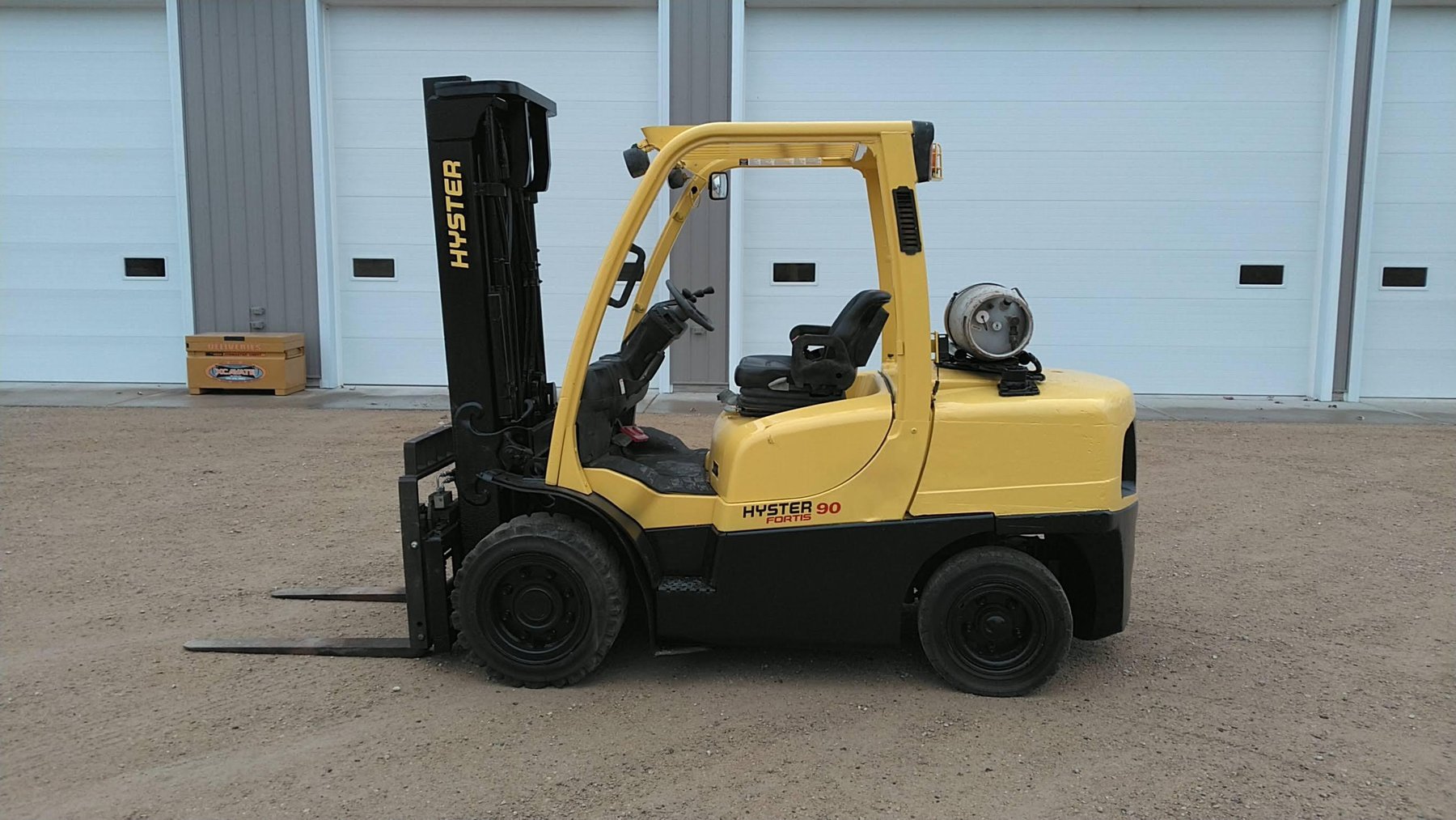 Hyster Forklift, John Deere 332 Skid  Steer, Trucks, Steel