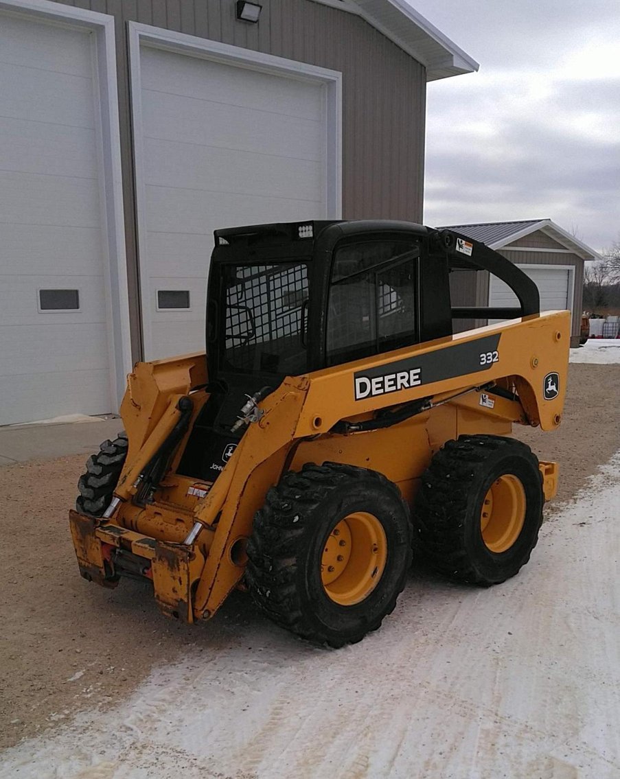 Hyster Forklift, John Deere 332 Skid  Steer, Trucks, Steel