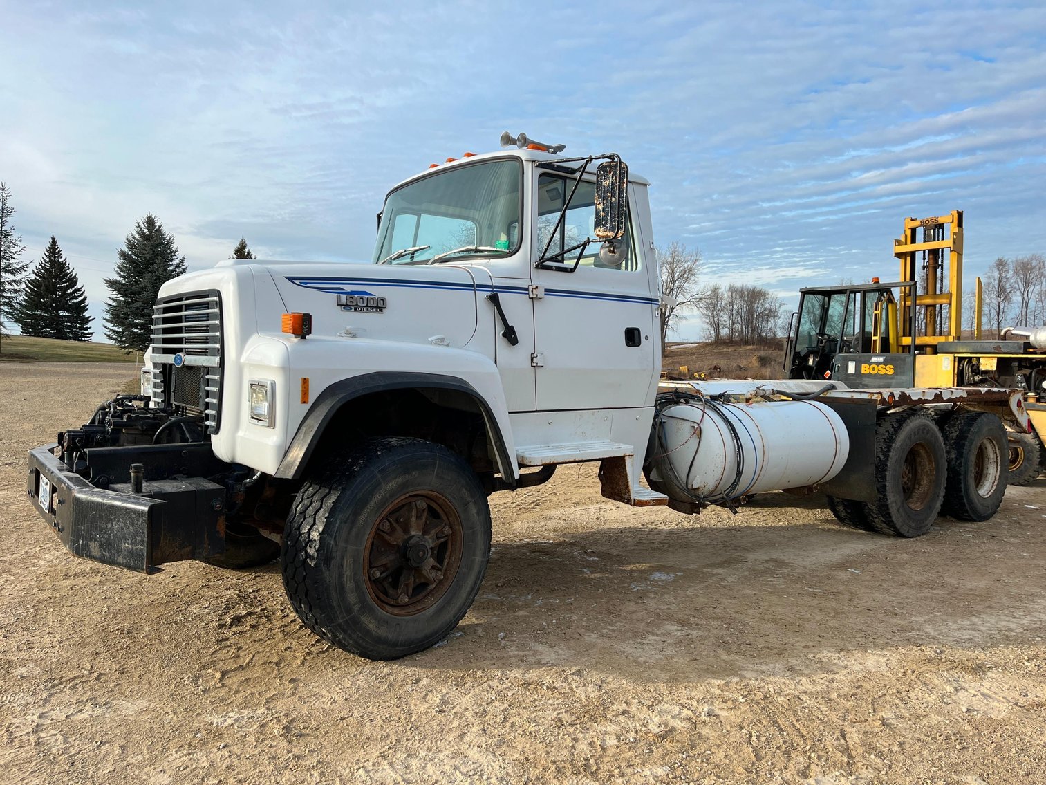 Hyster Forklift, John Deere 332 Skid  Steer, Trucks, Steel