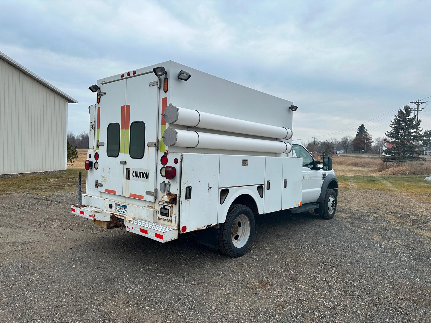 2008 Ford F-550 XL With Stahl Utility Body