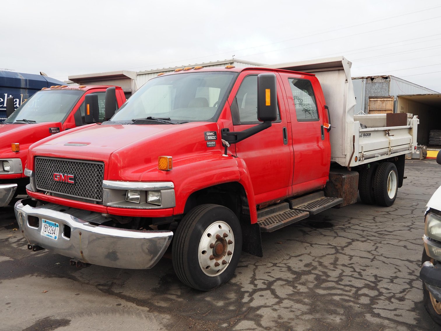 2007 GMC C-5500 Plow Truck & 2008 GMC C-5500 Contractors Dump