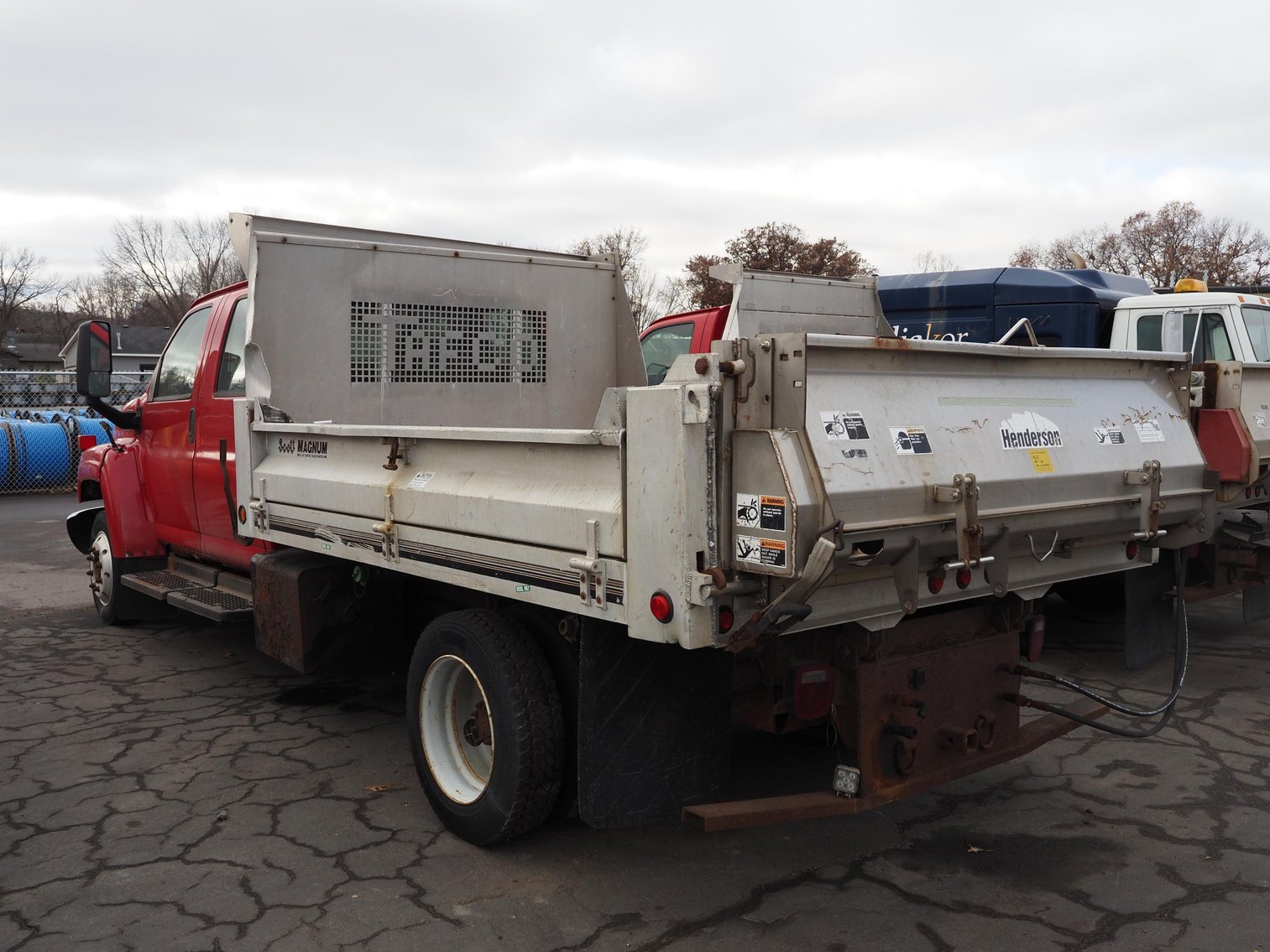 2007 GMC C-5500 Plow Truck & 2008 GMC C-5500 Contractors Dump