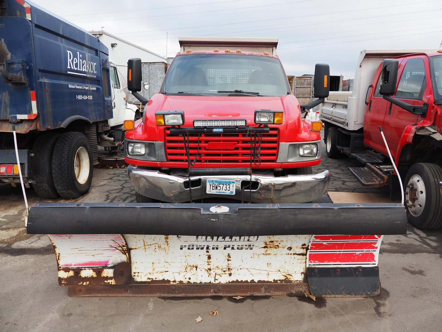 2007 GMC C-5500 Plow Truck & 2008 GMC C-5500 Contractors Dump