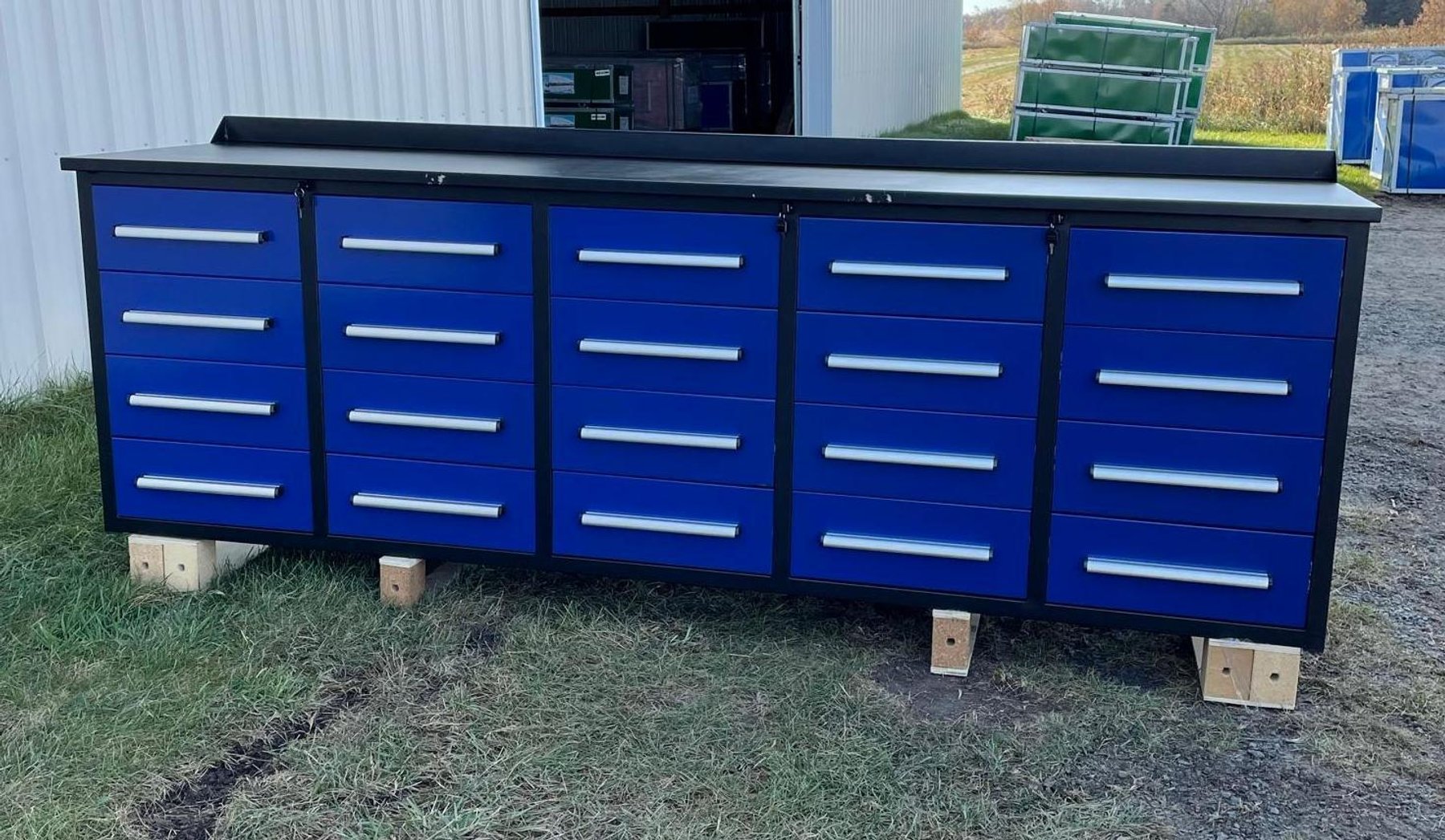 New Storage Buildings & Tool Benches, Sea Containers, Attachments